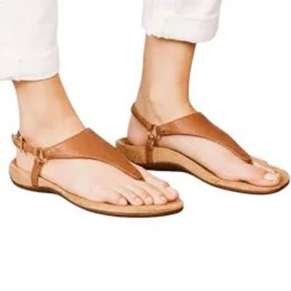 Vionic Kirra tan sandals size 10